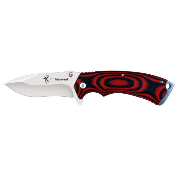 Folding Knife iField EL29090 with G10 handle and 9,2cm 7cr17mov steel blade,  54-57 HRC