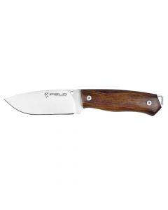 Hunting Knife Workout EL29106, Cocobolo Handle, 4.2 MOVA Blade Full Tang, Satin Finish, Includes Brown Leather Sheath, Camping Tool for Fishing, Hunting, Sport Activity