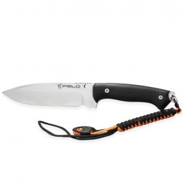 OHIY Handmade Bushcraft Knife 4116 German Steel 4-1/4in Blade, Leather  Sheath