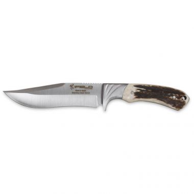 Sport Hunting Knife Camper EL29013 Survival Knife with 5.5 inch Blade, Outdoor Knife Includes Brown Leather case, Camping Tool for Fishing, Hunting, Sport Activity