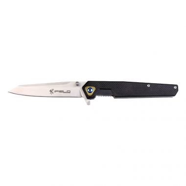 Folding Knife iFIELD EL29049. Designed in Spain. With G10 handle and 9,5cm Blade of 3cr13 Steel. 21,5cm Total length. The perfect tool for camping, fishing, hunting and sporting activities.